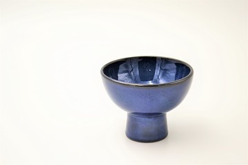 湛放藍大高足杯 手沖濾杯 咖啡濾杯 咖啡濾器 禮物 新年禮物