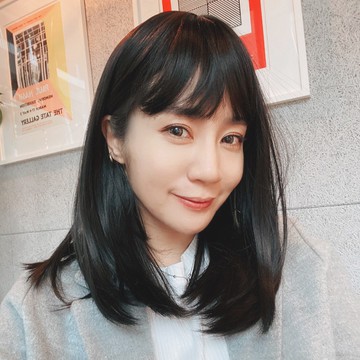 台灣現貨 魔髮樂 全頂假髮 中長髮 H6104｜整頂假髮 許瑋甯自然直髮 黑茶色 仿真假髮