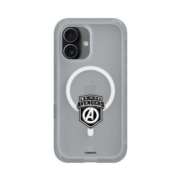 iPhone 17 AirX 流變灰 - 迪士尼-漫威 Marvel - 漫威英雄-復仇者聯盟 標誌黑白版
