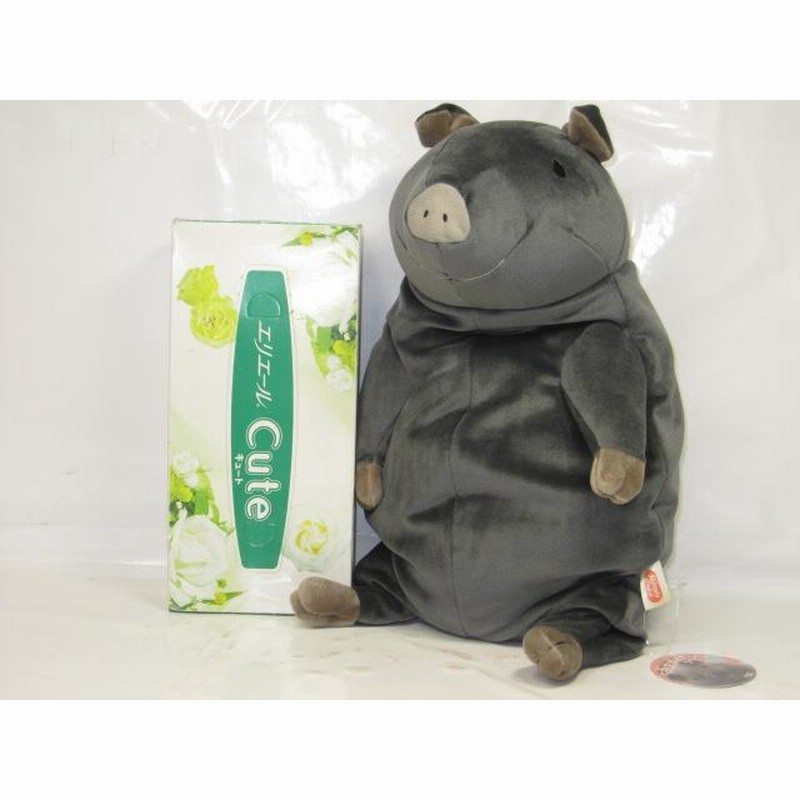 ぬいぐるみ ブタ 豚 ぶた シナダ もちぶたL あぐーBK | LINE