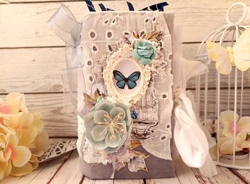 美麗的婚禮花束日記 手工製作的玫瑰筆記本 花邊浪漫日記