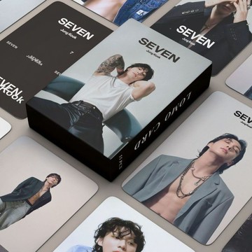 BTS防彈少年團小卡自製JungKook專輯SEVEN田柾國SOLO周邊飯制真卡 明信片