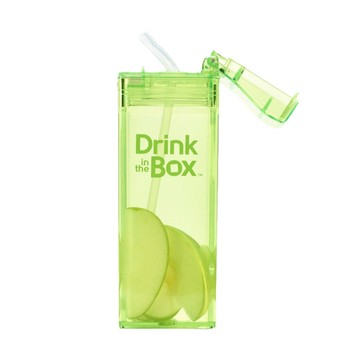 Drink in the box 　Tritan兒童運動吸管杯355ml-果凍綠  ~給孩子健康飲用好品質~