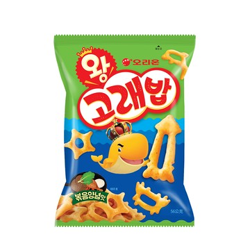 韓國好麗友 鯨魚王脆餅56g