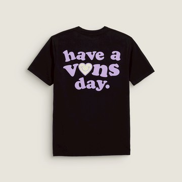 Have a Vans Day 中童款黑色短袖T恤