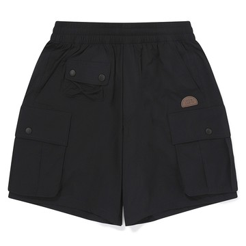 BBC EARTH 男女 3D Double Pocket Shorts 短褲 BLACK BEULTCQ01160