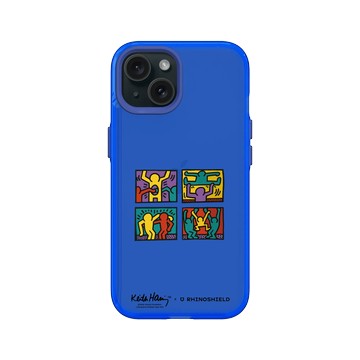 iPhone 15 Clear 激光藍 - Keith Haring - 普普商店