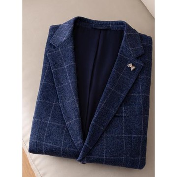 尖貨！觸感柔軟！外貿男裝尾貨修身時尚西服通勤商務正裝百搭外套