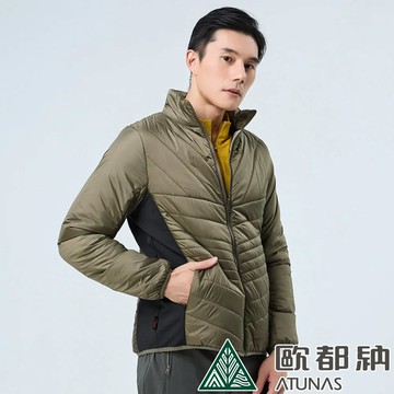 【ATUNAS 歐都納】男款THERMOLITE科技纖維外套 (A8GA2313M 橄綠/保暖/防潑水)