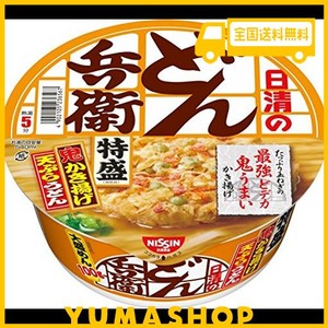 日清食品 日清のどん兵衛 特盛かき揚げ天ぷらうどん 138G×12個