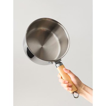 Vv小丸家 加厚日式316不銹鋼家用小奶鍋雪平鍋寶寶專用輔食嬰兒鍋