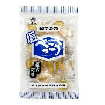 【江戶物語】ROMANCE製菓 黃金鹽糖 98g 鹽味黃金糖 硬糖 塩糖 黃金塩飴 直火 北海道 日本原裝 日本進口