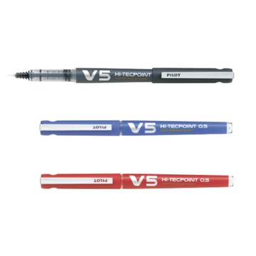 【PILOT 百樂】卡式V5鋼珠筆 0.5mm 12支/盒 BXC-V5-BGD - 多款可選