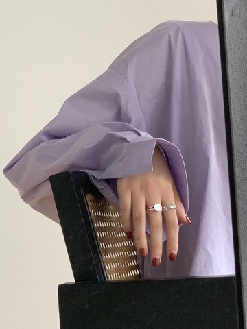 重工組合食指戒指女純銀時尚個性復古ins冷淡風網紅指環小眾