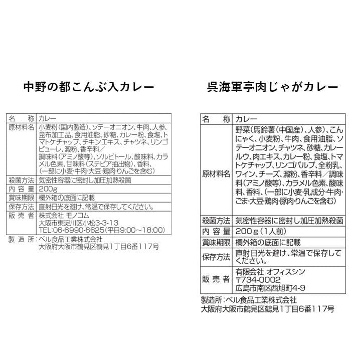 ベル食品工業 レトルトカレー ご当地カレー 西日本 詰合せ 人気 6食 セット