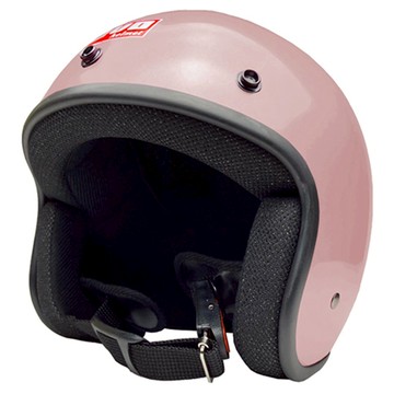 evo helmets 艾莉莎復古騎士安全帽 附冰絲面罩 顏色隨機  法國粉  S (頭圍51~53cm)