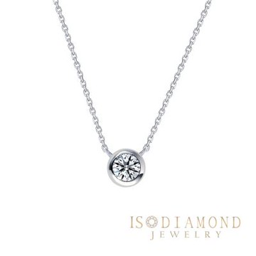 IS DIAMOND IGI 30分鑽石項鍊/套鍊 最白D/ VS1 包鑲(培育鑽石)