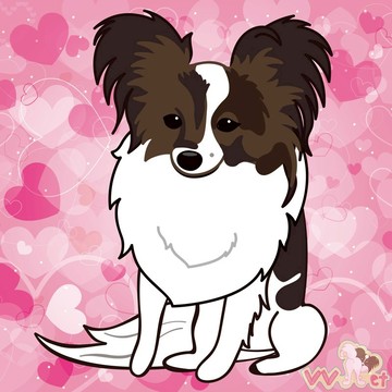 客製化寵物畫Q圖–全身