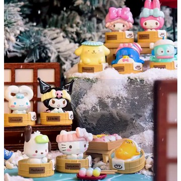 <蛋黃限定>🥅新貨到🖼️TOPTOY 三麗鷗溫泉MINI盲袋 挑款 盒玩 凱蒂貓 大耳狗 布丁狗 酷洛米 ~全新現貨