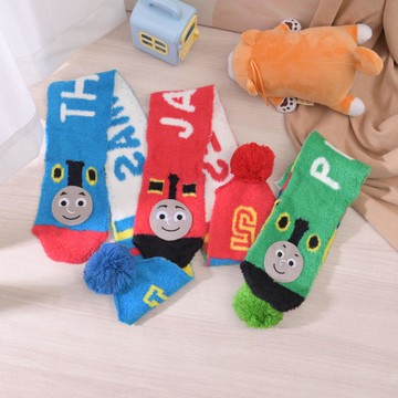 童羽毛湯瑪士火車碰碰圍巾-顏色隨機出貨