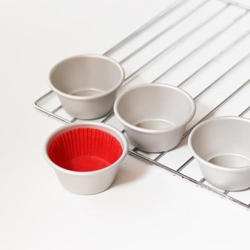 三能小蛋糕模SN6025德式蛋撻模6026蒸糕模具6024馬芬杯布丁撻盤塔