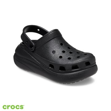 Crocs卡駱馳 Crush Clog 經典泡芙洞洞鞋   Black黑 - M6W8 (23.8CM～24.6CM)