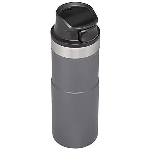 Stanley 10ー06439ー237 The TriggerーAction Travel Mug Charcoal 16OZ   .47L