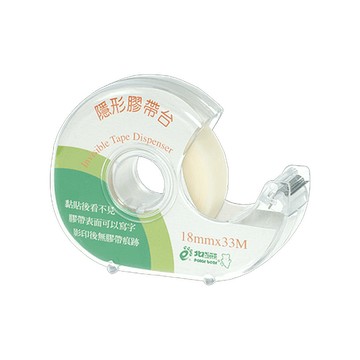 全勝 北極熊 隱形膠帶+膠台(18mm x 33M/IV-183)
