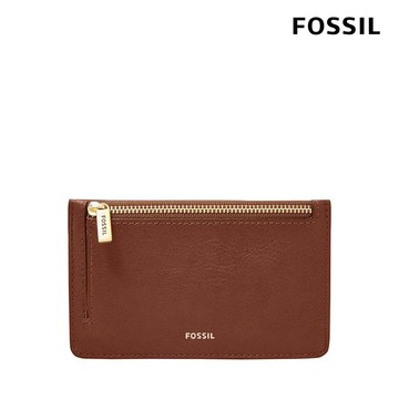 【FOSSIL 官方旗艦館】Logan 真皮卡片零錢包 (多色可選)