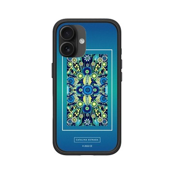 iPhone 16 Mod NX 黑 - Catalina Estrada - Flower Garden - Blue