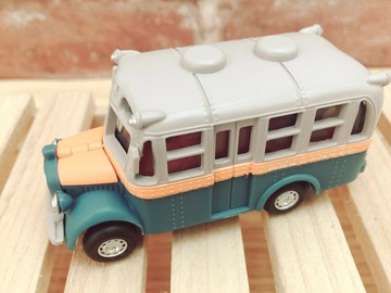 真愛日本 15121300021 跑跑手作迴力車-東電鐵公車 龍貓 TOTORO 豆豆龍 迴力車 手工製迴力車 迷你擺飾 玩具車 公仔 模型 收藏 現貨+預購