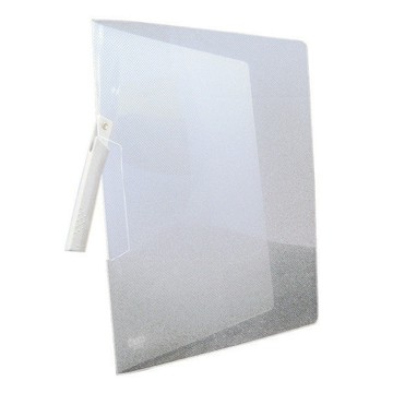 HFPWP 超聯捷 台灣製 環保無毒 透明斜紋資料夾 文件夾 卷宗 L279  1入  A4  10入