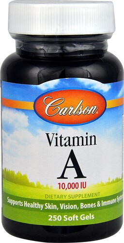 Carlson Vitamin A 10000 IU - 250 Softgels