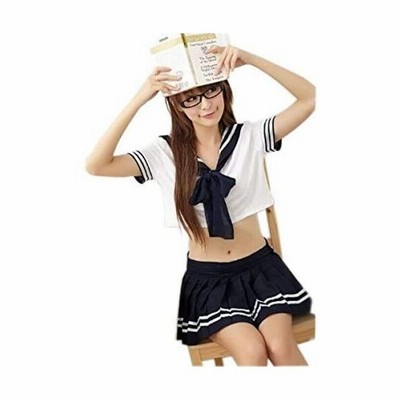 C Style コスプレ セーラー服 へそ出し 3点セット パーティー ハロウィン 通販 Lineポイント最大get Lineショッピング