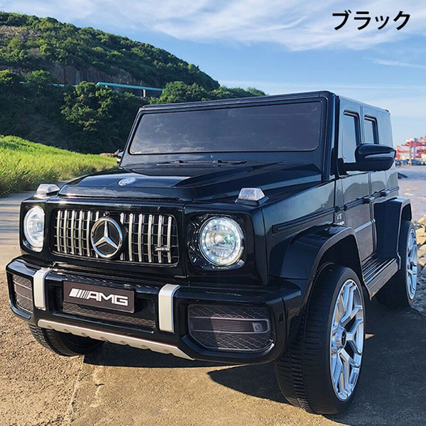 SIS 電動乗用カー メルセデス ベンツ 正規ライセンス ゲレンデ G63 黒 プロポ付き SUV 乗用玩具 子ども キッズ プレゼント ギフト