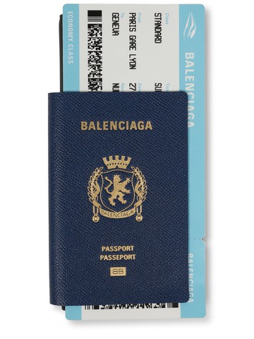 balenciaga "passport" wallet