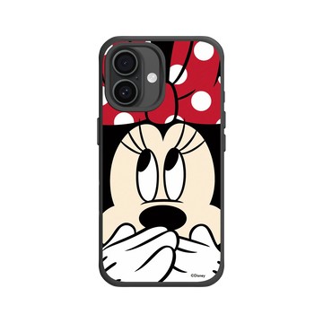 iPhone 16 SolidX 黑 - 迪士尼-米奇 Mickey - 米妮摀嘴