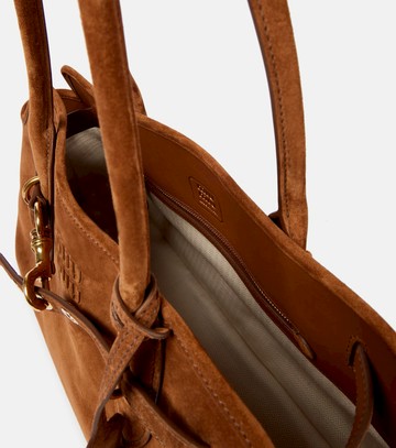 Miu Miu Aventure suede shoulder bag