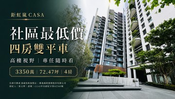 北屯鉅虹嵐｜社區最低價四房雙平車｜專任隨時看｜台中市北屯區南興路