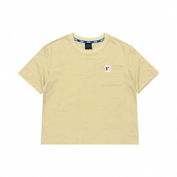 NCAA 女 圓領棉T 淺卡其-7222500331