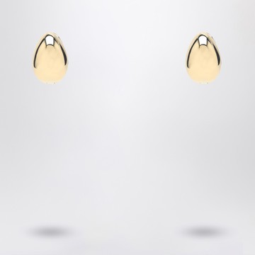 Gold C logo earrings