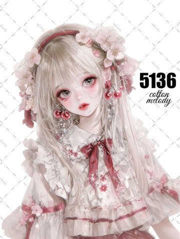 original sticker no.5136 人物貼紙 原創貼紙 原創人物貼紙 裝飾貼紙 cotton melody