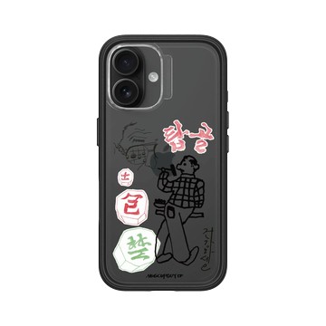 iPhone 16 Mod NX 黑 - MUG CUP GUY - 首爾背影