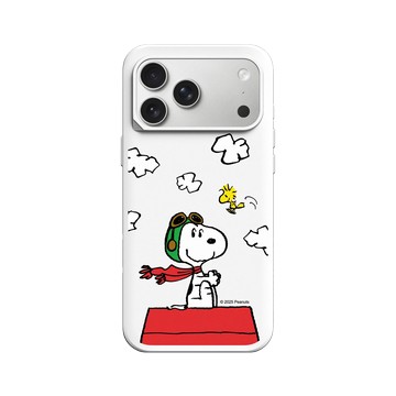 iPhone 17 Pro Max SolidX 白 - 史努比 Snoopy - 小小飛行員