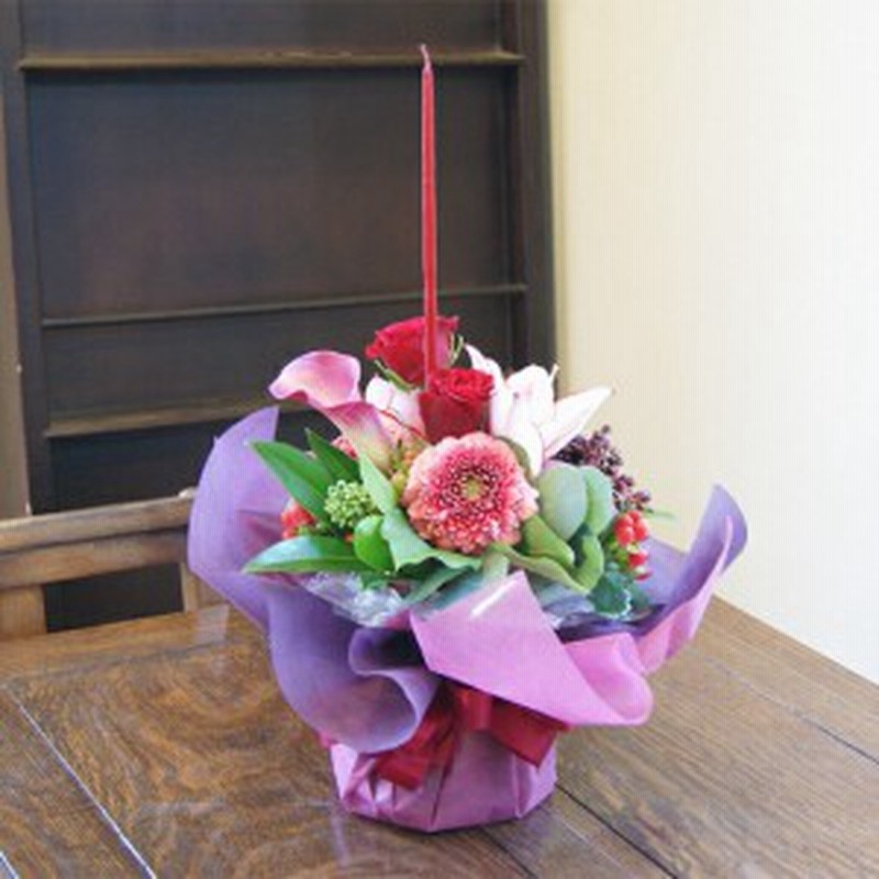 レッド系 赤バラ クリスマス 限定 キャンドル付き 花瓶のいらない花束 ホリー ナイト クリスマスプレゼント ブルーローズ 誕生日 結婚 通販 Lineポイント最大1 0 Get Lineショッピング