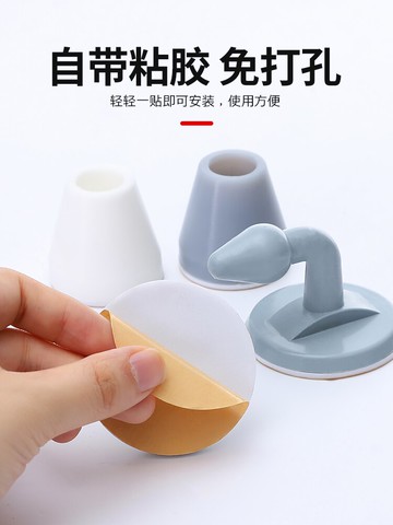 門吸硅膠防撞門擋免打孔地吸衛生間門碰門防撞器吸門器后防撞墊