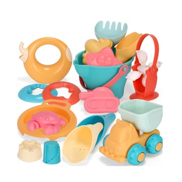 FUN TOYS 童趣兒童沙灘玩具玩水玩沙夏天熱賣兒童戲水玩具17件組