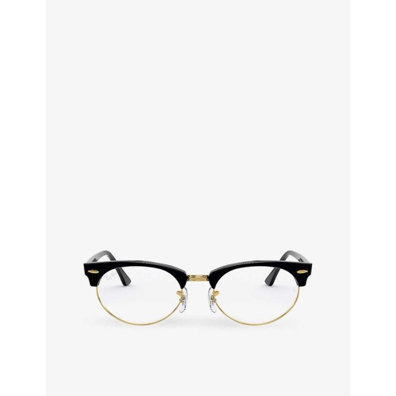 レイバン RAY-BAN メンズ メガネ・サングラス RX3946V Clubmaster metal oval glasses BLACK 通販  LINEポイント最大0.5%GET | LINEショッピング