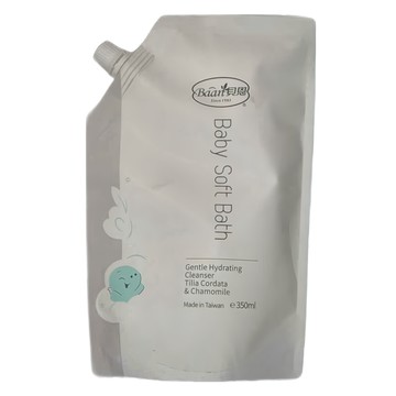 Baan 貝恩 嬰兒沐浴精補充包 菩提花 甘油 洋甘菊  350ml  1包