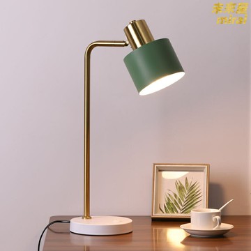 【北歐護眼】床頭閱讀燈 檯燈 護眼燈 學習燈 臥室燈 書房燈 宿舍燈 三檔調光 無極調色 金屬燈體 宿舍書房臥室通用